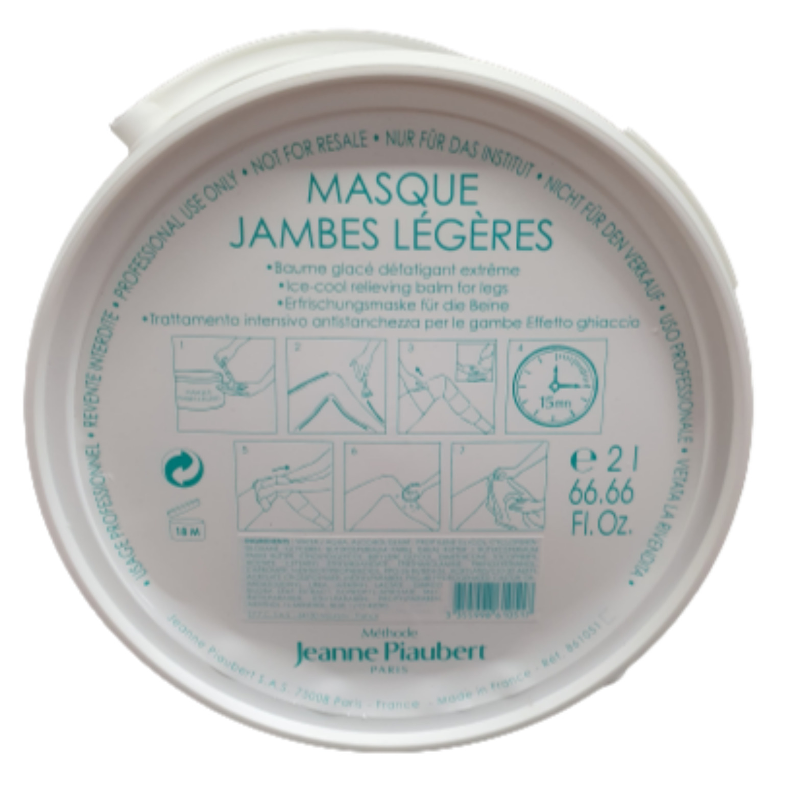 90주년 프랑스화장품 브랜드 쟌피오베르 [PRO_ONLY] 마스끄 쟝브 레줴흐 2L